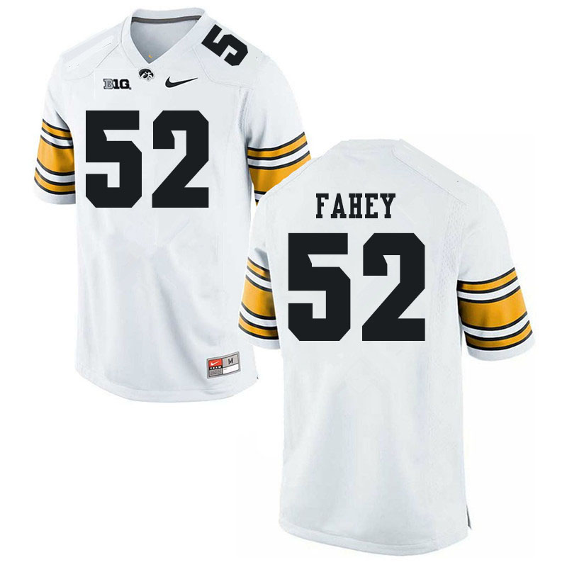Men #52 Asher Fahey Iowa Hawkeyes College Football Jerseys Sale-White